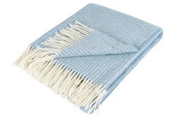 Familia Bella Uldplaid, Blue, 140x200 cm