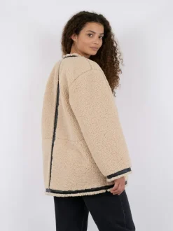 Fanny Teddy Jakke, Camel, 36