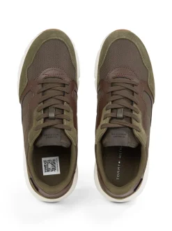 Faston Cordura Mix Sneakers, Army Green, 44