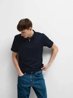 Fave Zip Polo, Sky Captain, XL