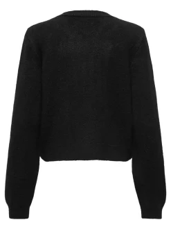 Faye Bow Cardigan, Black, L