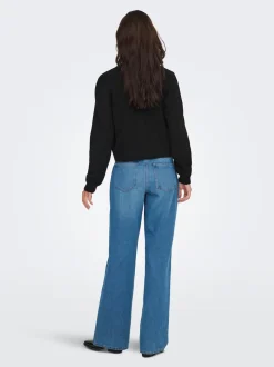 Faye Bow Cardigan, Black, L