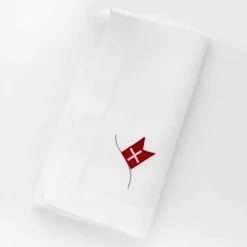 Fødselsdagsserviet, White, 50x50 cm