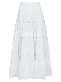 Felicia S Voile Nederdel, White, 36
