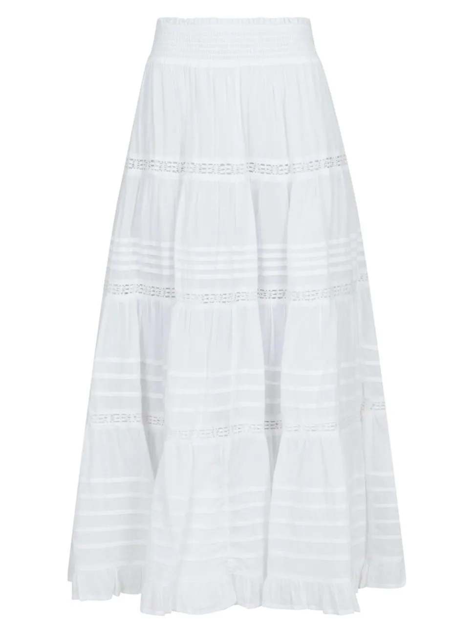 Felicia S Voile Nederdel, White, 36
