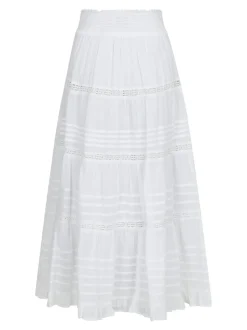 Felicia S Voile Nederdel, White, 36