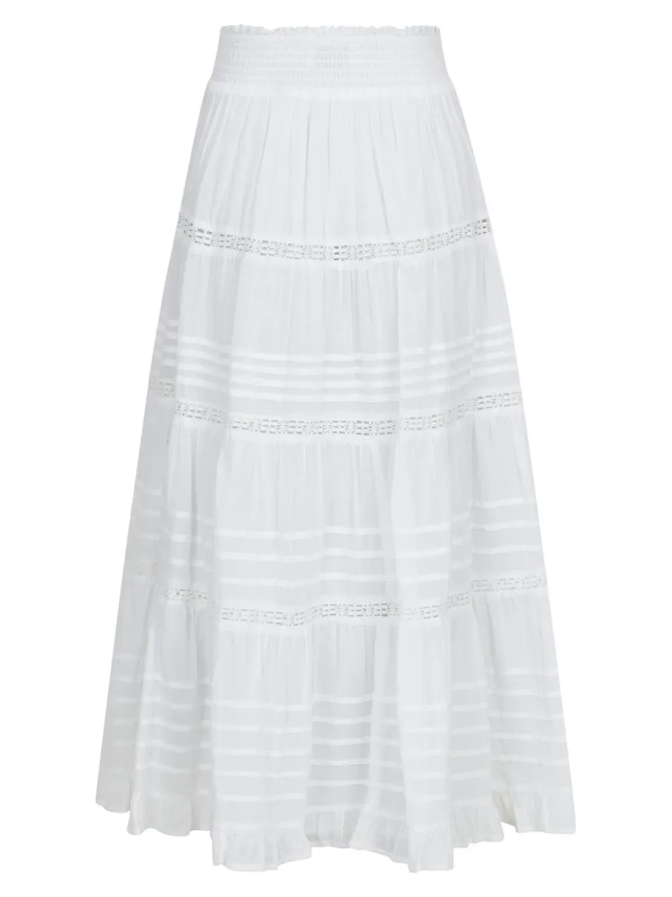 Felicia S Voile Nederdel, White, 36