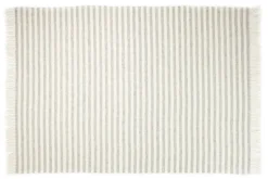 Fenris Uldplaid, Lys Grå, 130x200 cm