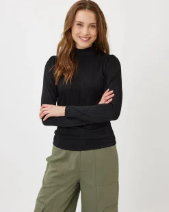 Fienne Bluse, Black, L