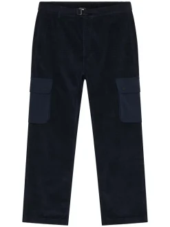 Fig Corduroy Slacks Bukser, Night Sky, L