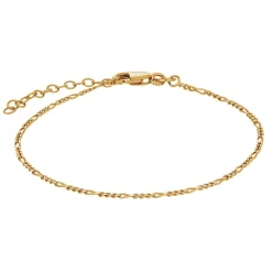 Figaro Armbånd, Guld, 17+3 cm