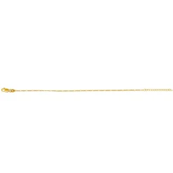 Figaro Armbånd, Guld, 17+3 cm