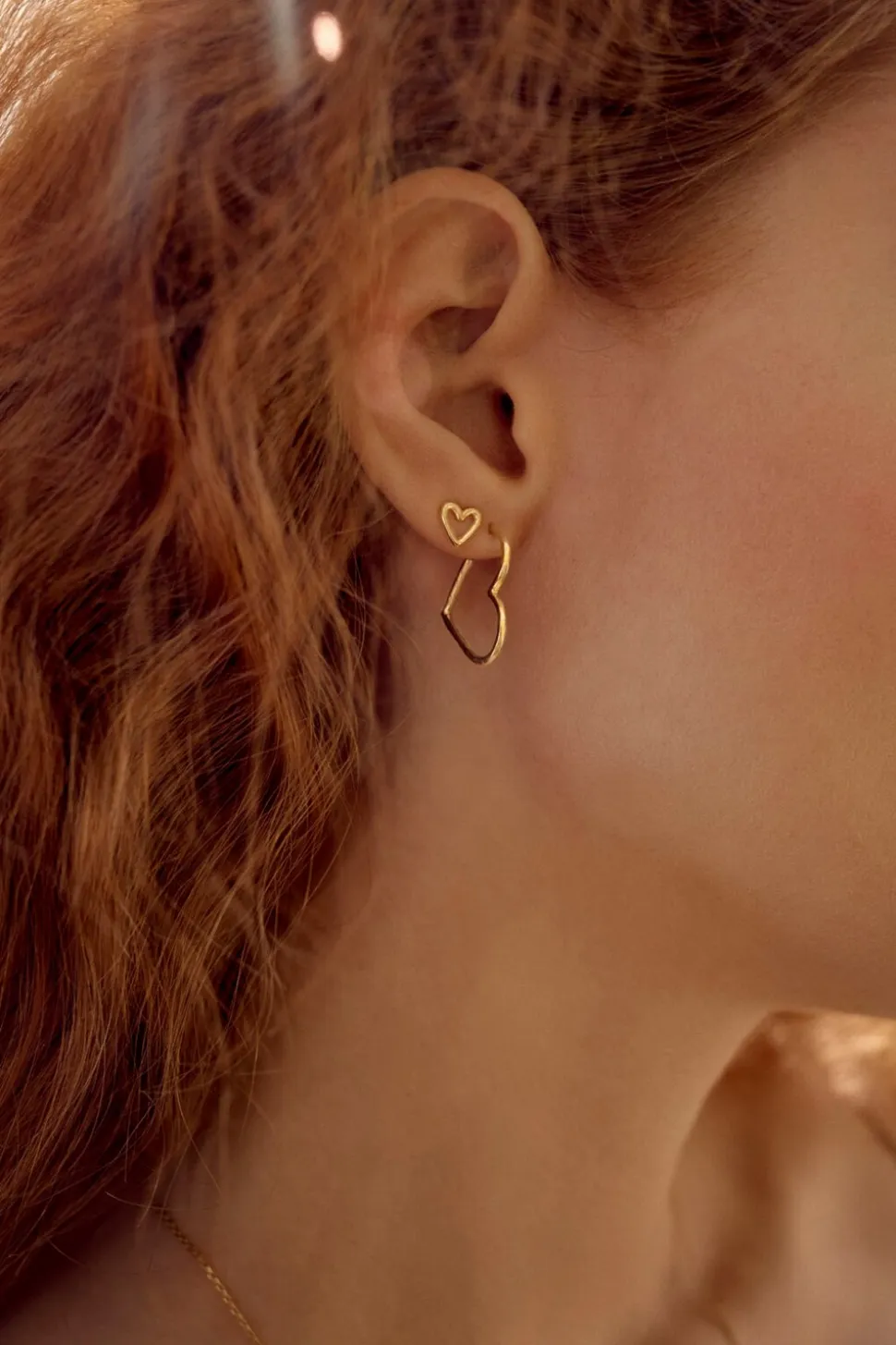 Filou Øreringe, Gold Plated