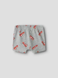 Firetruck 3-pak Boxershorts, Grey Melange, 98 cm