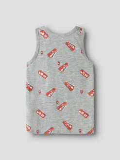 Firetruck 2-pak Undertrøje, Grey Melange, 92 cm