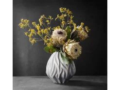 Flame Vase, Hvid, 23 cm