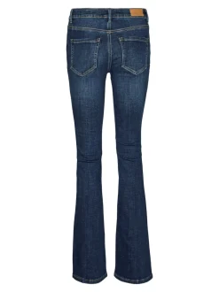 Flash Flared Jeans, Dark Blue Denim, XS/L32
