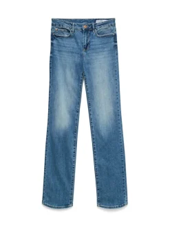 Flash Straight Jeans, Medium Blue Denim, M/L32