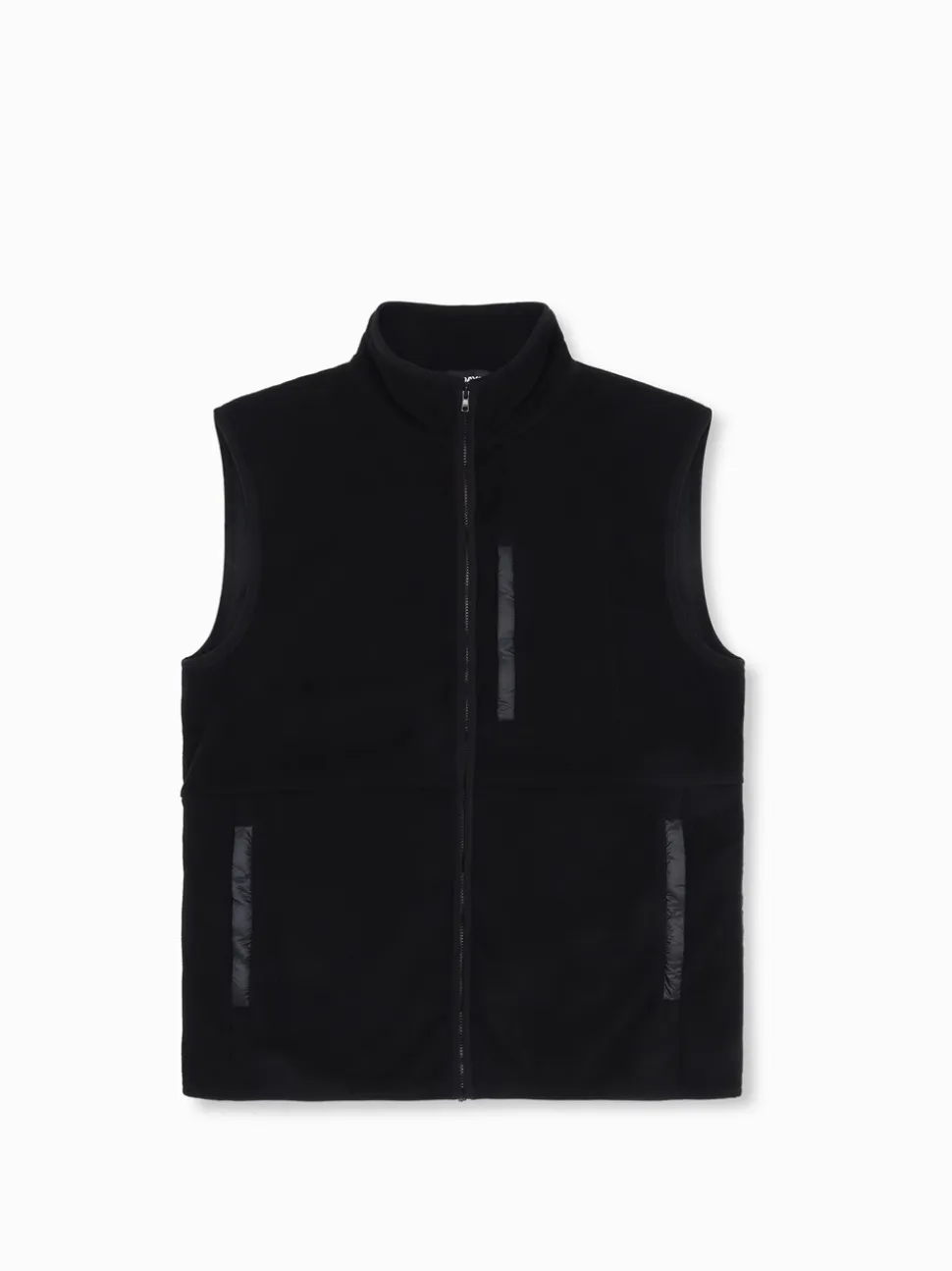Fleece Vest, Black, M