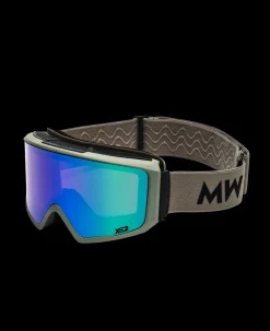 Flip XE2 Skibriller, Green Mirrored/Light Grey, One size