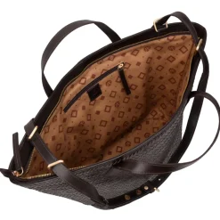 Flora Shopper, Dark Brown