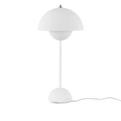 Flowerpot VP3 Bordlampe, Mat Hvid, Ø23 cm