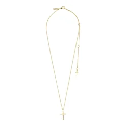 Flynn Halskæde, Gold Plated, 40+12 cm