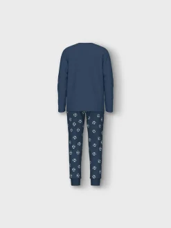 Football Natsæt, Dark Denim, 86-92 cm