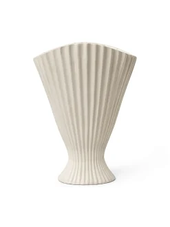 Fountain Vase, Råhvid