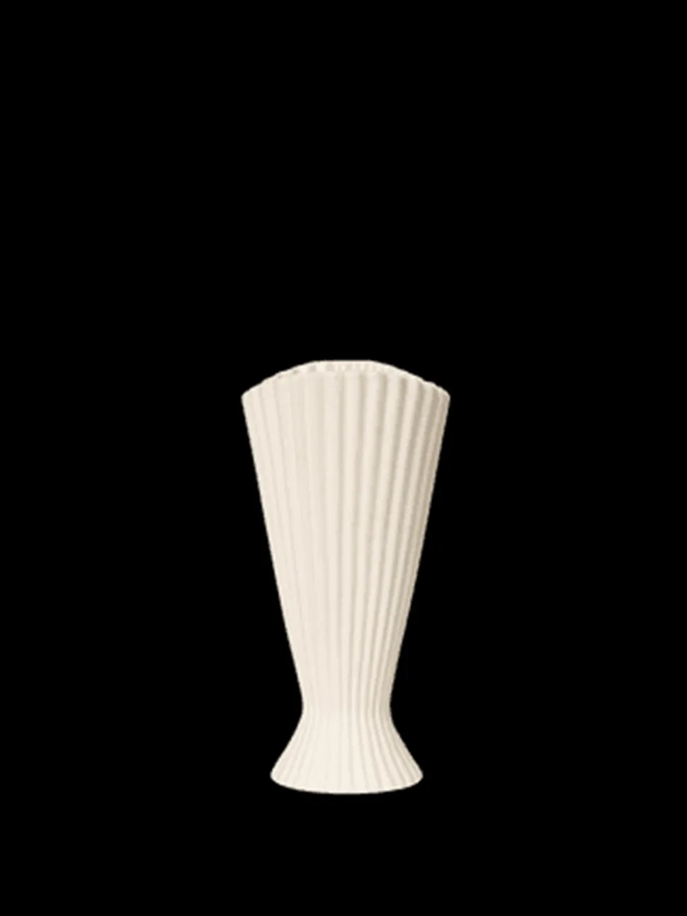 Fountain Vase, Råhvid
