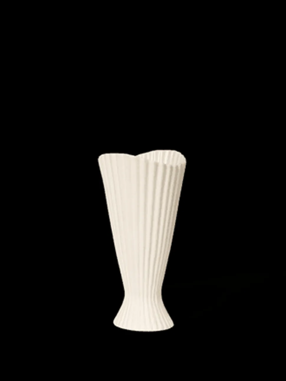 Fountain Vase, Råhvid