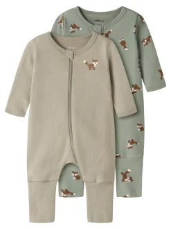 Fox Zip 2-pak Natdragt, Shadow, 80 cm