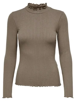 Fransiska Bluse, Walnut, M