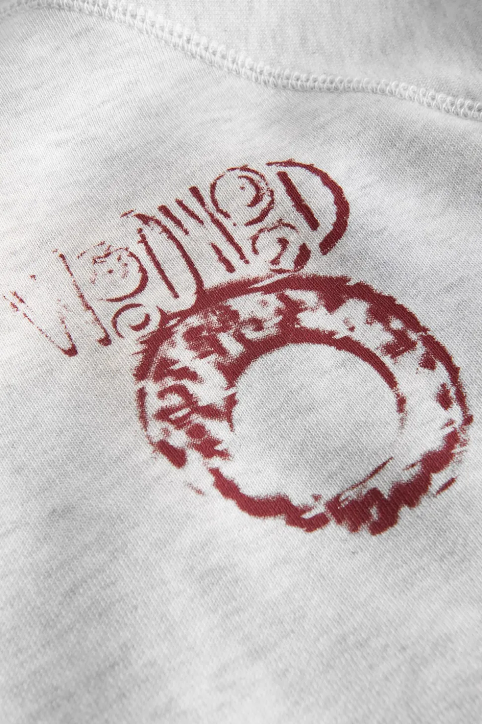 Fred Eye Graphic Hættetrøje, Snow Marl, XL