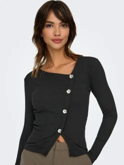 Freya Cardigan, Black, XL