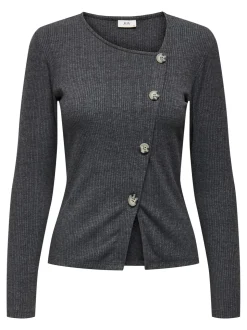 Freya Cardigan, Dark Grey Melange, M