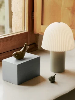 Frill Portable Lampe, Cashmere/White