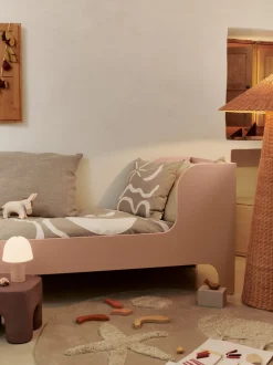 Frill Portable Lampe, Cashmere/White