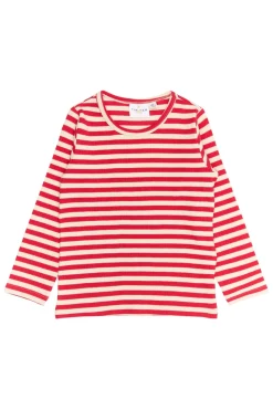 Fro Rib Bluse, Ski Patrol Striped, 104 cm