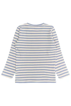 Fro Rib Bluse, Tempest Striped, 104 cm