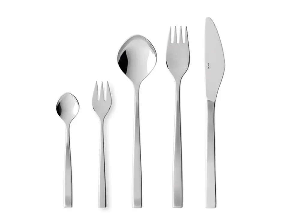 Fuga Bestiksæt, Mat Stål, 60 Dele