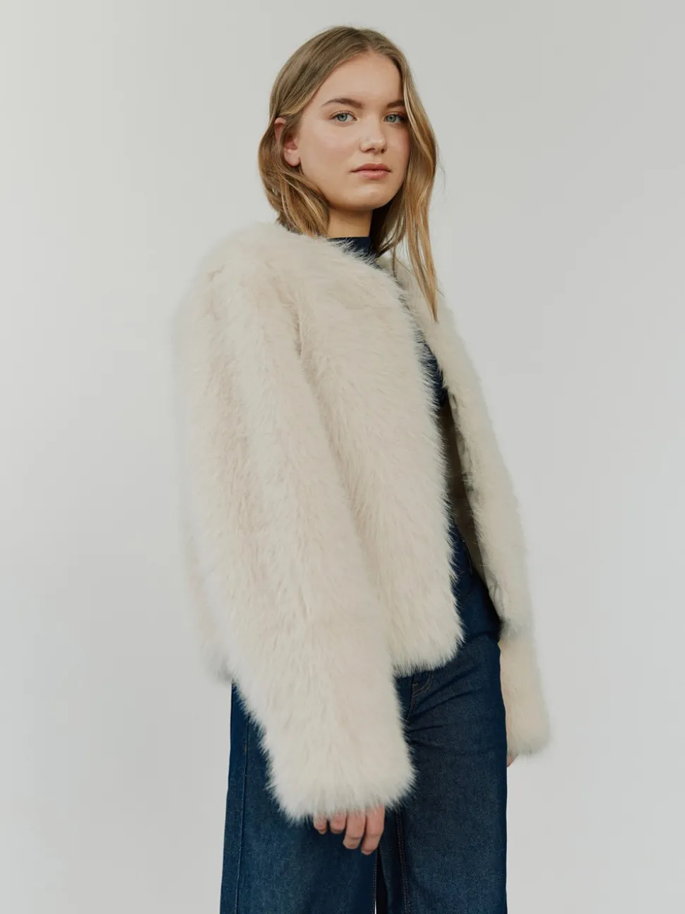 FullaSY Jakke, Light Grey, 164 cm