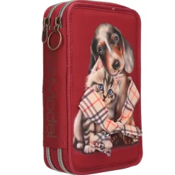 Fur-Ever Friends Dobbelt Penalhus, Rød