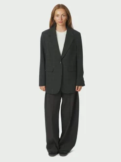 Gaby Check Blazer, Antracit, 36