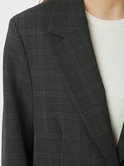 Gaby Check Blazer, Antracit, 36