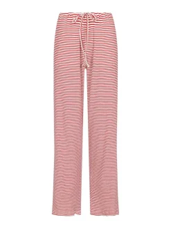 Geri Stripe Bukser, Red, 38