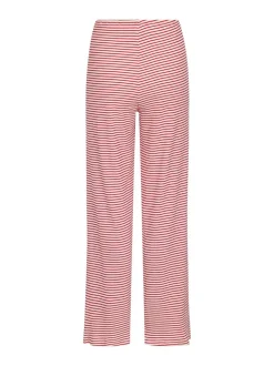 Geri Stripe Bukser, Red, 38