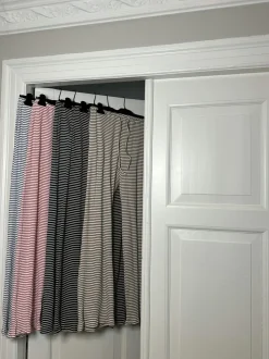 Geri Stripe Bukser, Red, 38