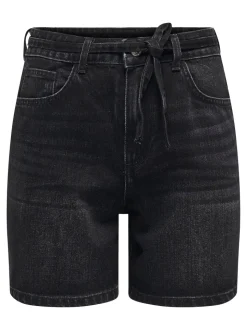 Gianna Shorts, Washed Black, S