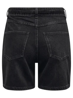 Gianna Shorts, Washed Black, S